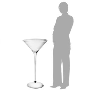 Large Plastic Martini Glass