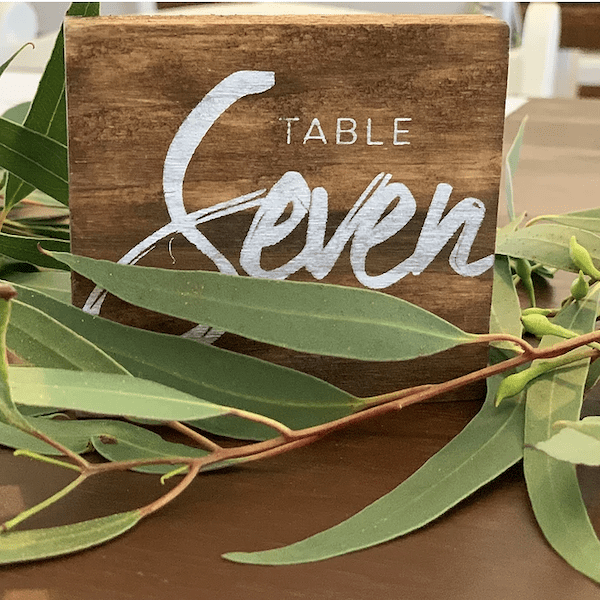 Timber Table Numbers