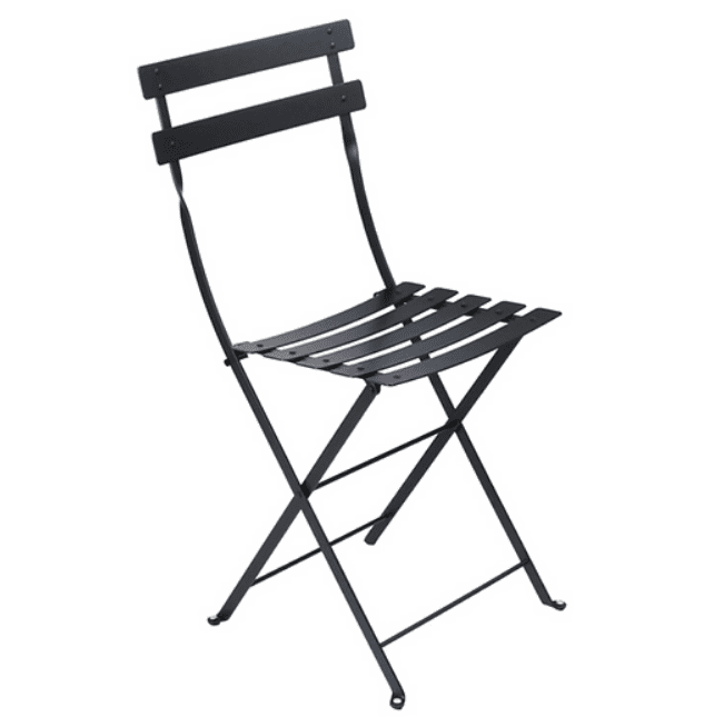 black bistro chair