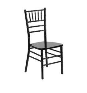 black chivari chair