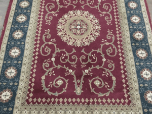 burgundy rectangle rug