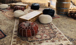 cream persian rug