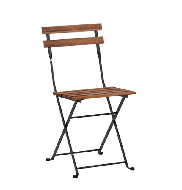timber bistro chairs