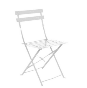 white bistro chair