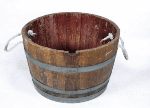 half wine barrel
